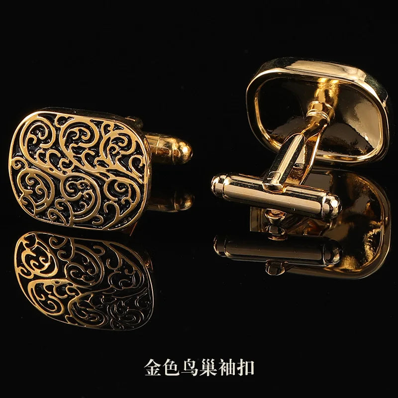 Men's Crystal Cufflinks Wedding Elegant Business Formal Dress Shirt Qme rt-1 Size fits all