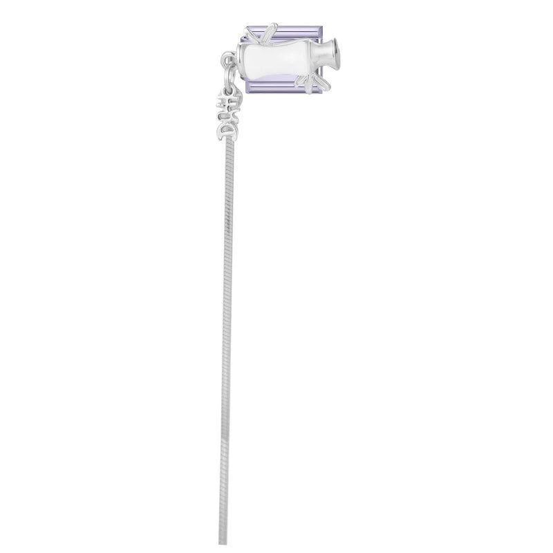 2026 Y2K Charm Beautiful Purple Sunset Zircon Italian Links Fit