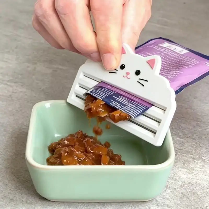 Maximizes Leftovers Ensures No Waste Cat Snack Extruder Food Squeezer Qme