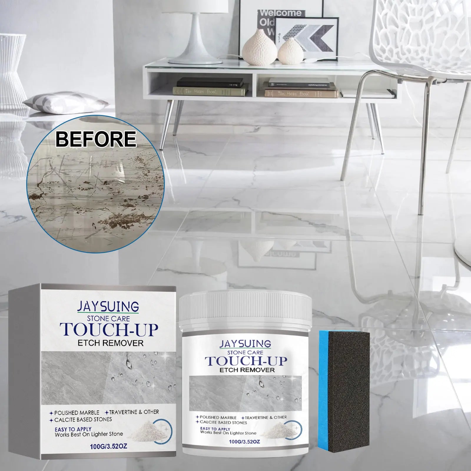 Oil Stain Cleaning Powder Heavy Oil Remover Agent Kitchen Range Hood Tile Stone Floor Oil Stain Dissolving Stone Cleaning Powder Qme