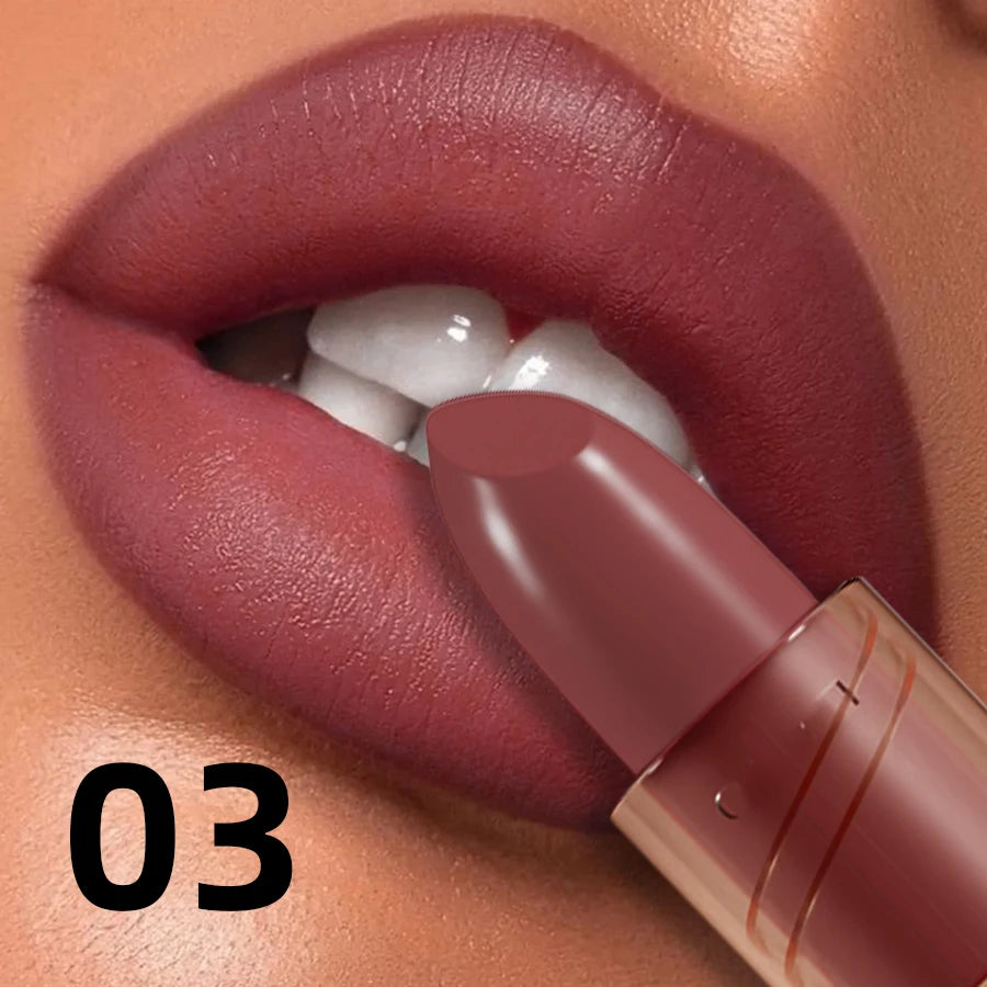 14-color Matte Lipstick Red Lip Stick Waterproof Sexy Korean Makeup Qme 03