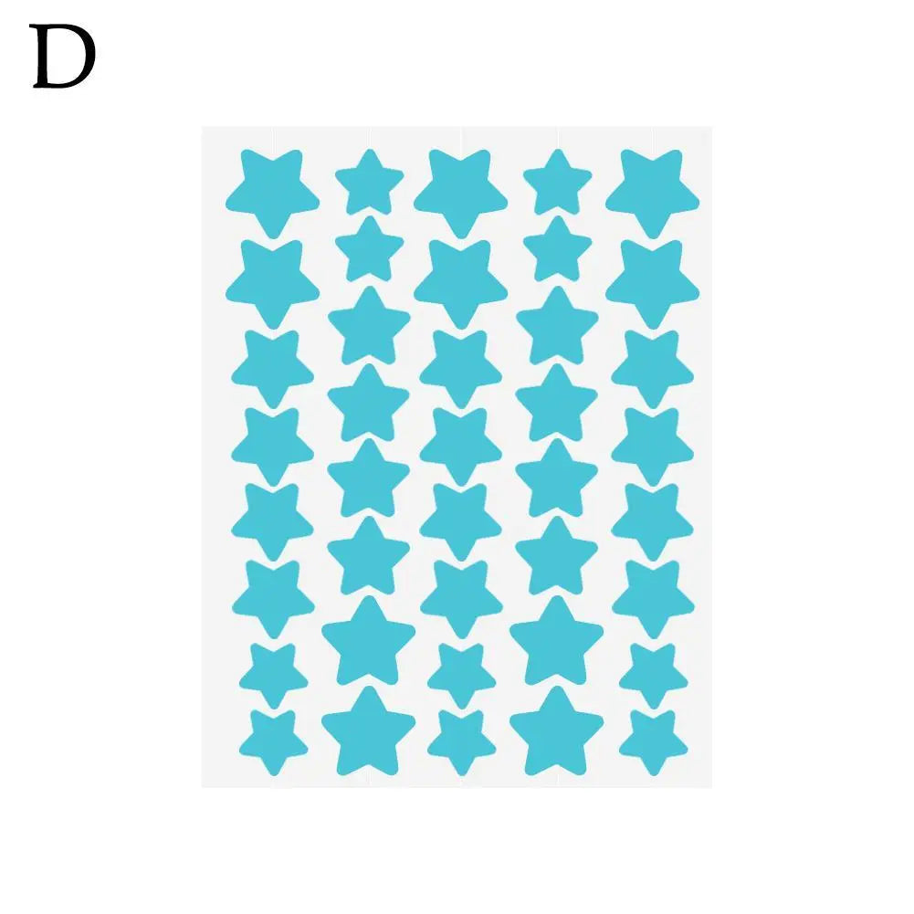 40 Counts Star Pimple Patches Face Invisible Concealer Waterproof Qme blue