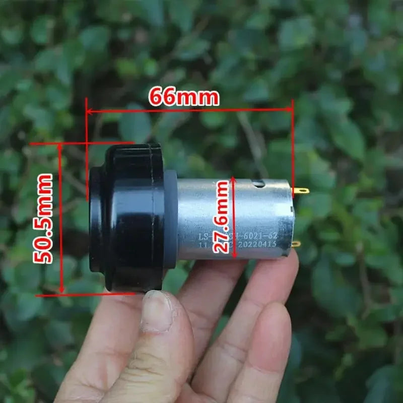 DC 7.4V-12V 72W 390 Micro Fan Motor Double Ball Bearing High Speed Power Turbine Fan DIY Vacuum Cleaner Cleaning Tool Qme