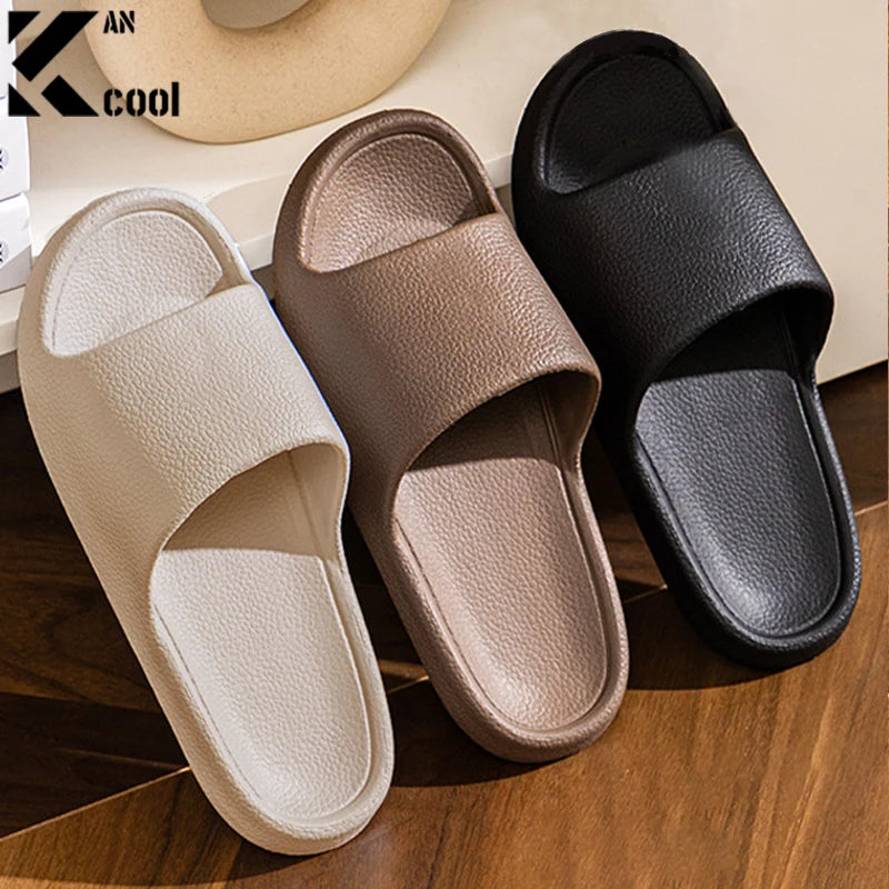 Fashion Men's Summer Ligtweight EVA Indoor Home Sandals Slippers Shoes Men Slippers Outdoor Students Women Comfortable Slides Qme