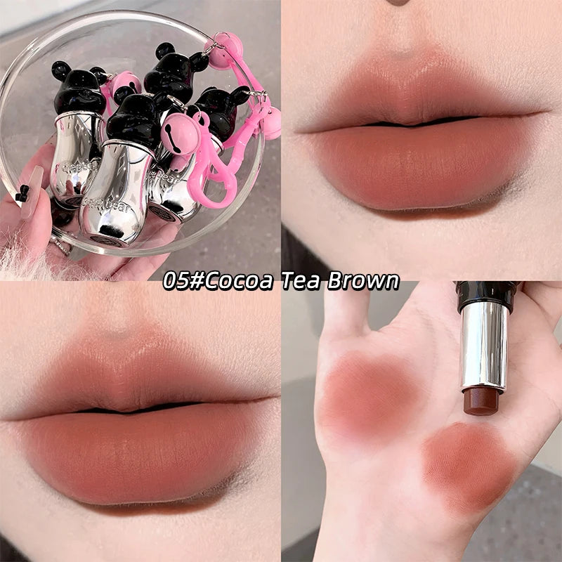 Gege Bear Sweet Pendant Lipstick Matte Mirror Textures Watery Qme GX1291-5