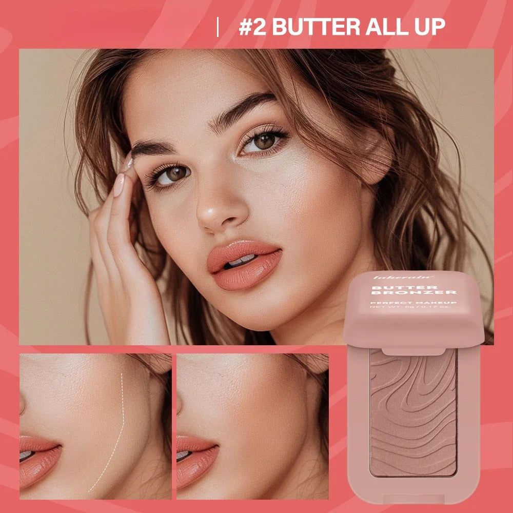 Butter Bronzer Cream Women Waterproof Genteel Girl Nude Makeup Silky Qme