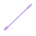 Double-headed Scraper Silicone Small Tip Spatula Cosmetics Foundation Qme PURPLE