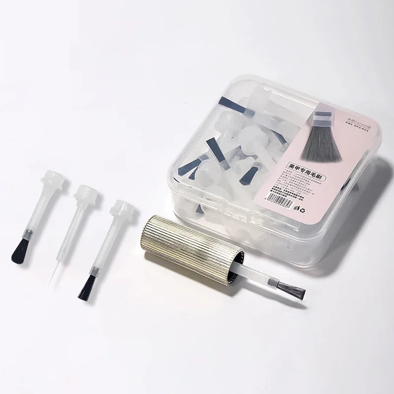 Nail Polish Replacement Brushes Gel Professional Salon Home Use Qme