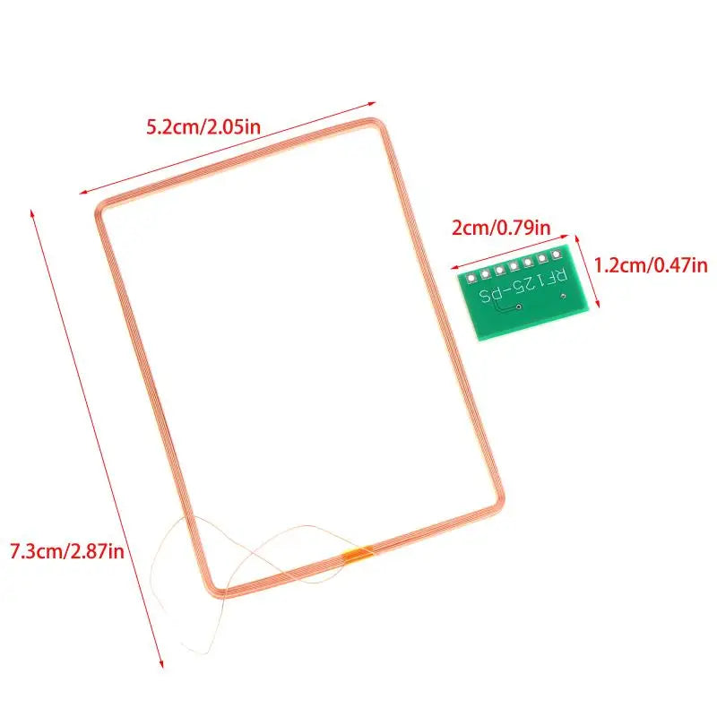 125KHZ RFID ID Card Reader Module Integrated UART Interface Secure Qme