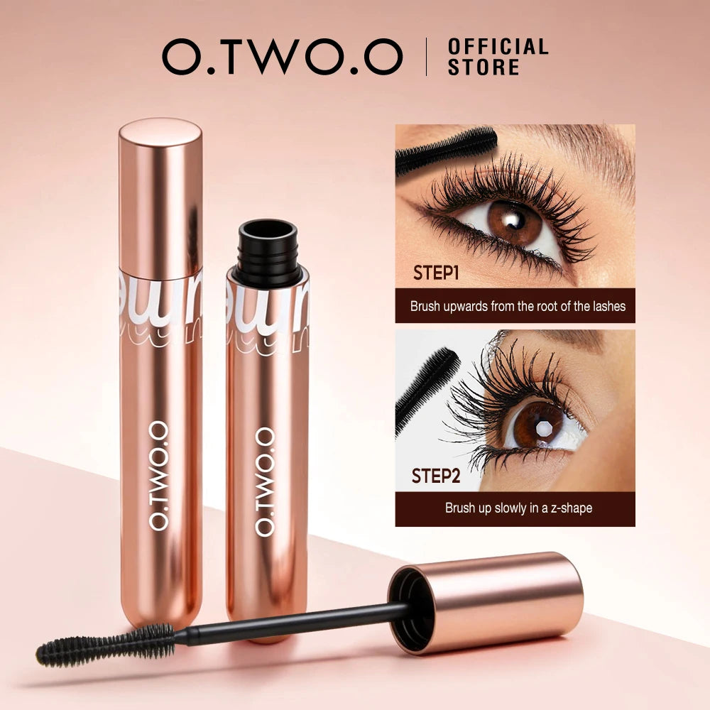 O TWO 4D Black Mascara Curling Waterproof Lashes Thick No Clumping Qme curling mascara China Mainland