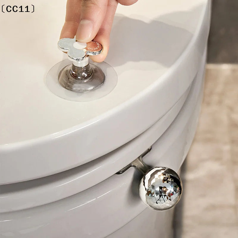 Toilet Lid Lifter Self-adhesive Seat Avoid Touching Cover Handle Qme