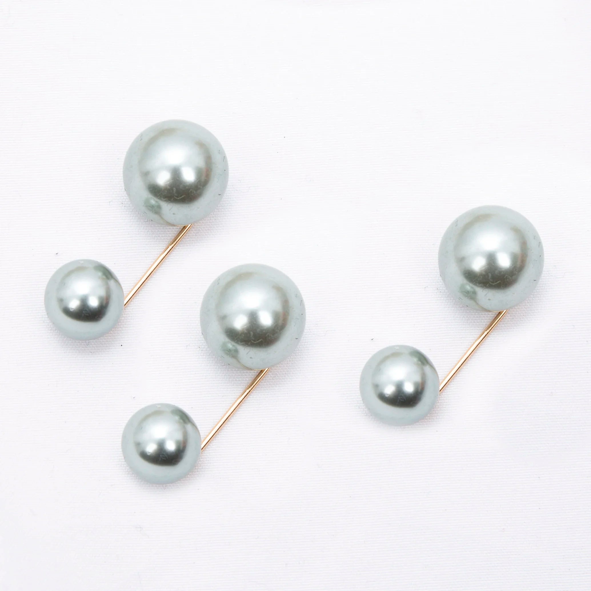 Double Pearl Brooch Pins Anti-fade Exquisite Elegant Brooches Women Qme A1 China Mainland