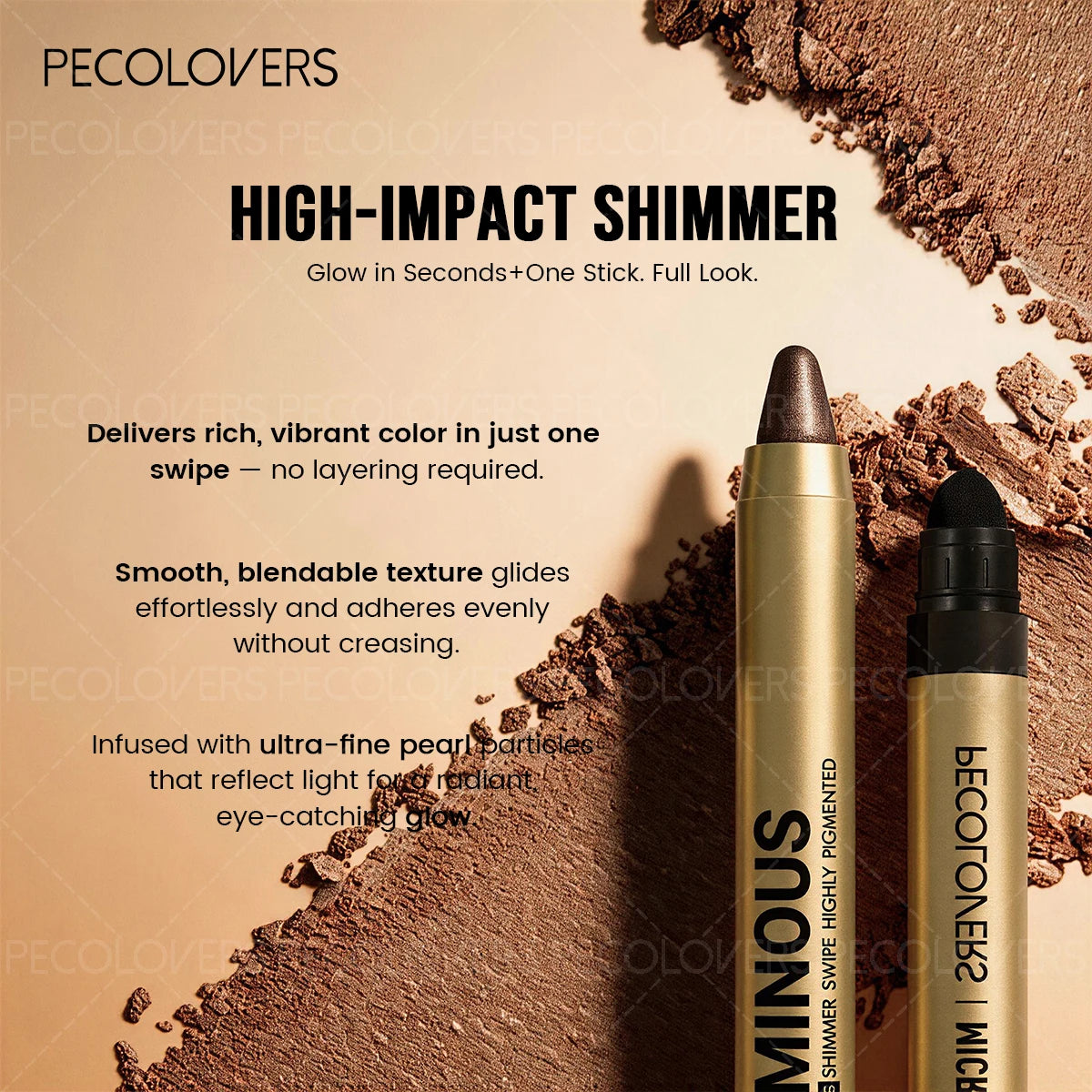 Shimmer Duoble-headed Eyeshadow Pencil Gradient Long-lasting Qme