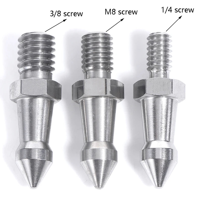 Tripod Spike 1 4 3 8 M8 Inch Camera Monopod Feet Screw Fixed Shooting Qme