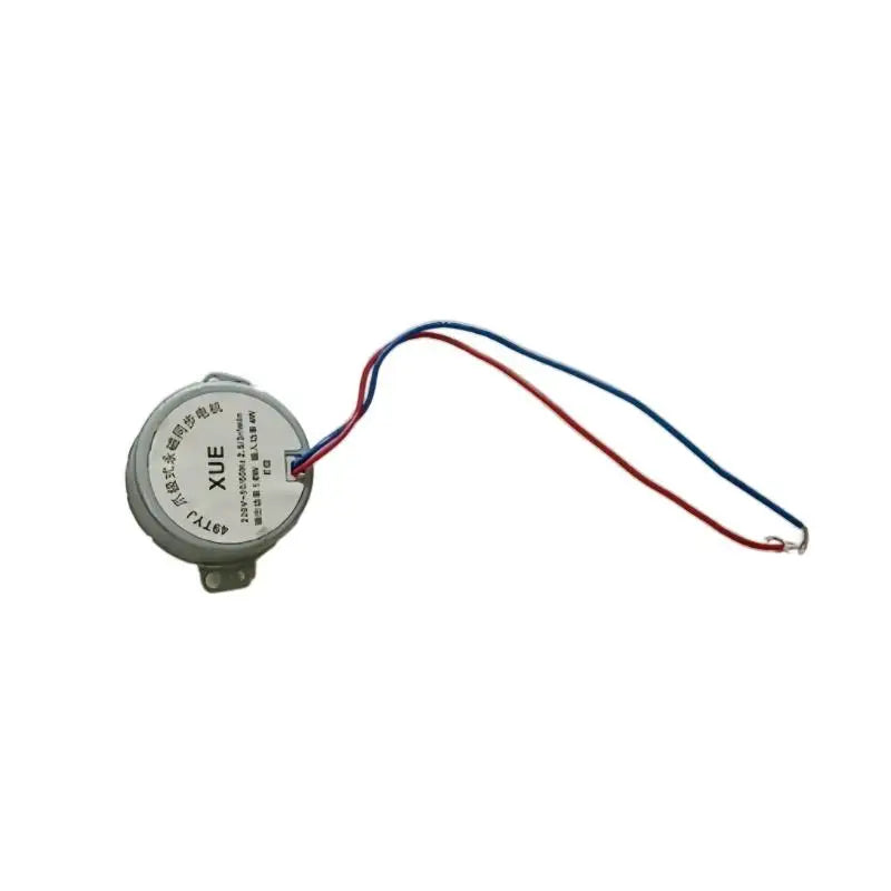 Hot 1Pc 49TYJ 220V 4W Claw Pole Permanent Magnet Flat Port Synchronous Motor For Shaking Head Fan Motor Parts Electric Fan Motor Qme