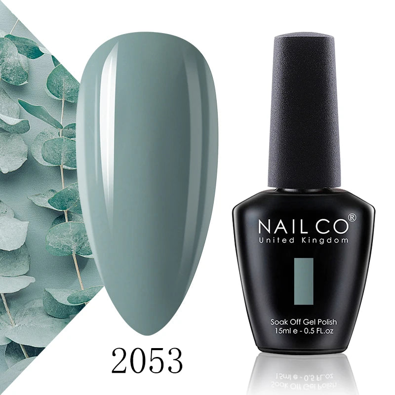 NAILCO 131 Colors Nail Gel Polish Off LED Semi Permanant Art Hybrid Qme 2053