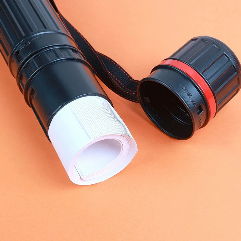 Portable Drawing Tube-adjustable Expandable Art Storage Shoulder Qme