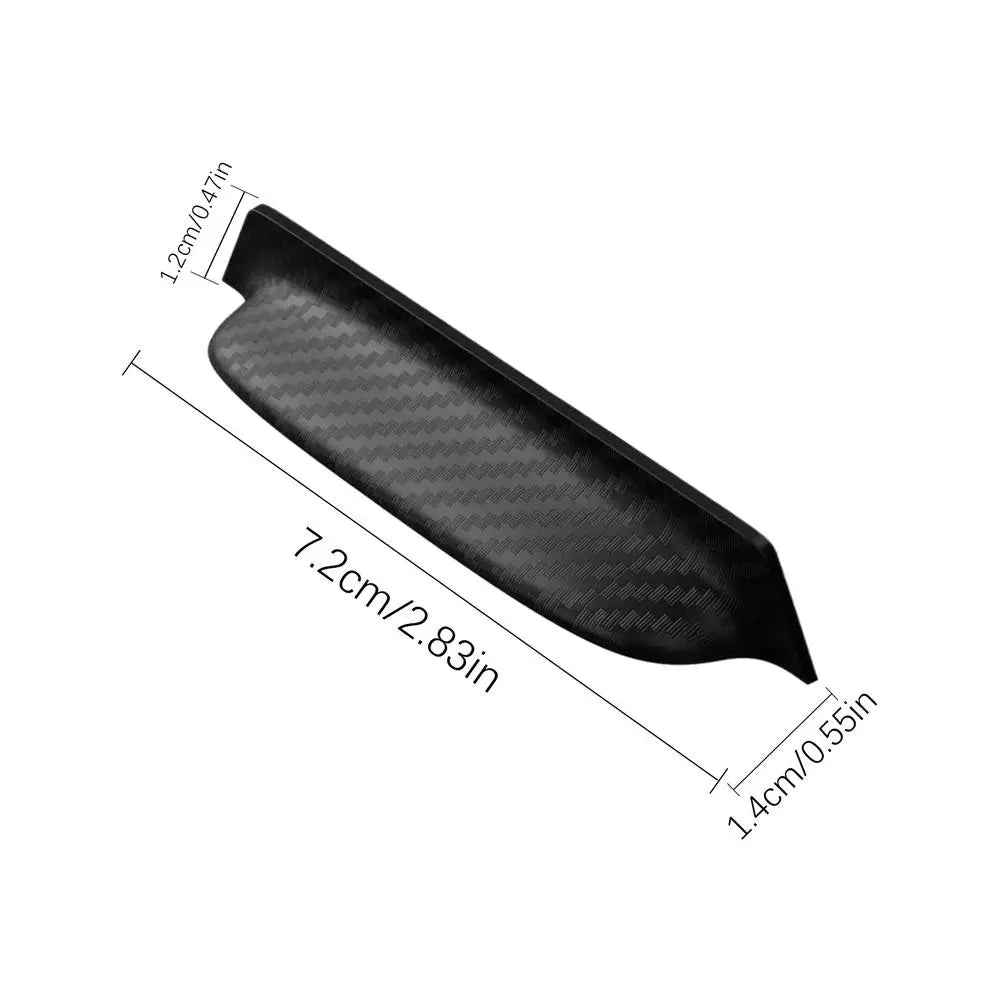 For Car Reversing Camera Rain Cover Backup Camera Cover 360 Degree View Anti-Rain Cover For Dust Protection Safety black/White Qme Black