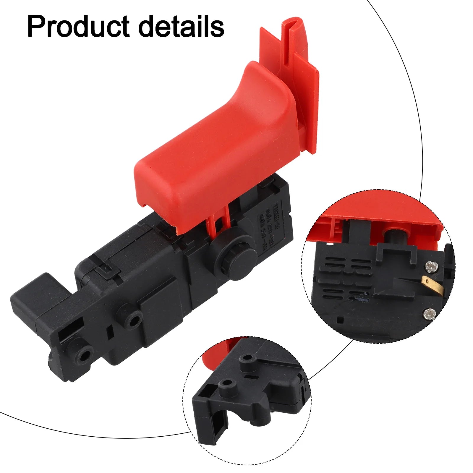 Hand Drill Trigger Switch AC220V Rotory Hammer Replacement GBH2-26DE Qme