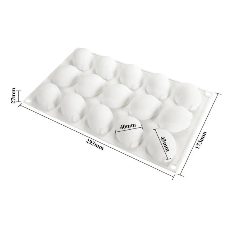 3D Mango Design Silicone Cake Molds Party Pastry Bakeware Fruit Qme 10