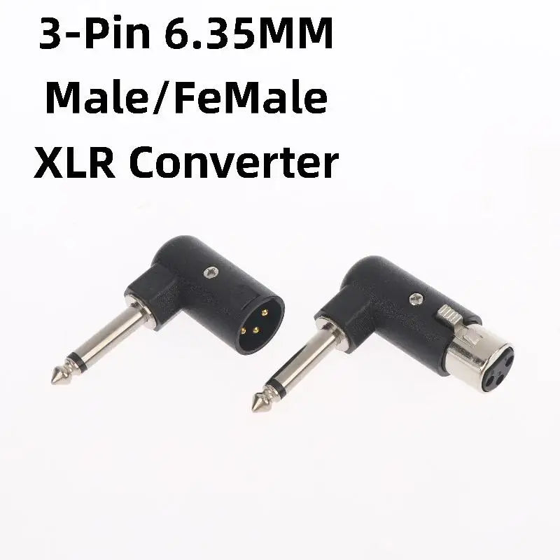 1 XLR Plug Male Female Adapter 3-Pin Balanced Audio Interface Qme