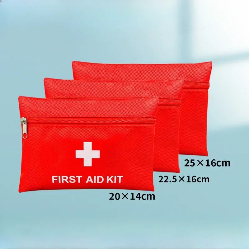 Portable Waterproof Emergency Medical Treatment First Aid Kit Bag Only For Outdoor Camp Travel Fishing Qme