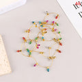 Fake Lights String Christmas Good Decoration Dollhouse Mini Furniture Qme A6