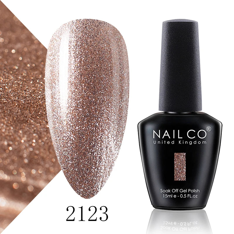 NAILCO 131 Colors Nail Gel Polish Off LED Semi Permanant Art Hybrid