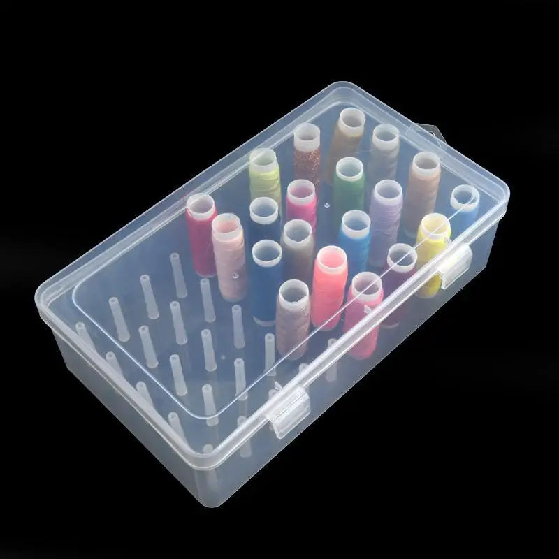 42 Axis Needle And Thread Box Household Storage Box Multi Functional Transparent Needle And Thread Set Thread Box Sorting Qme