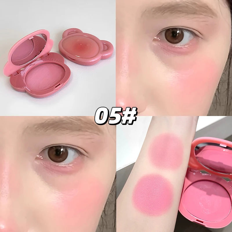 Light Blush Cream Gege Bear Moisturizing Matte Vitality Whitening Qme GX2067-5