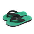 2025 Summer New Men's Flip Flops Indoor Outdoor Beach Sandals Thick Soft Sole Bathroom Slides Shoes Man Non-slip Home Slippers Qme Green 41