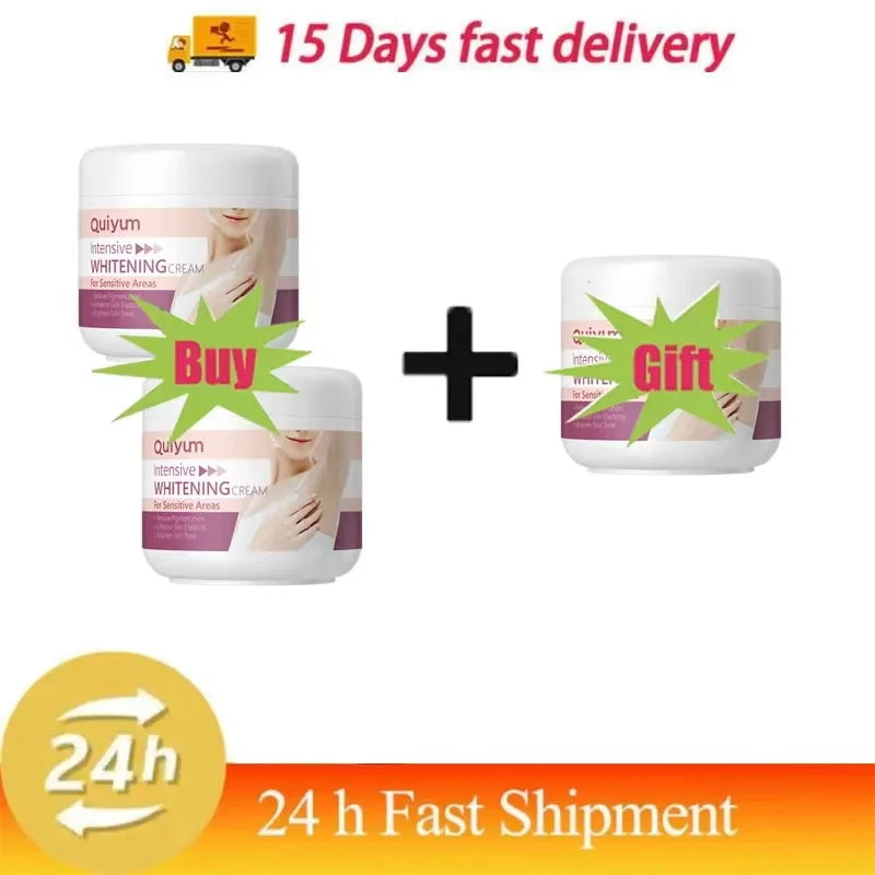 Whitening Cream For Dark Skin Underarm Bleaching Armpit Lightening And Intimate Area Woman Moisturizer Korean Skin Care Products Qme 3pc