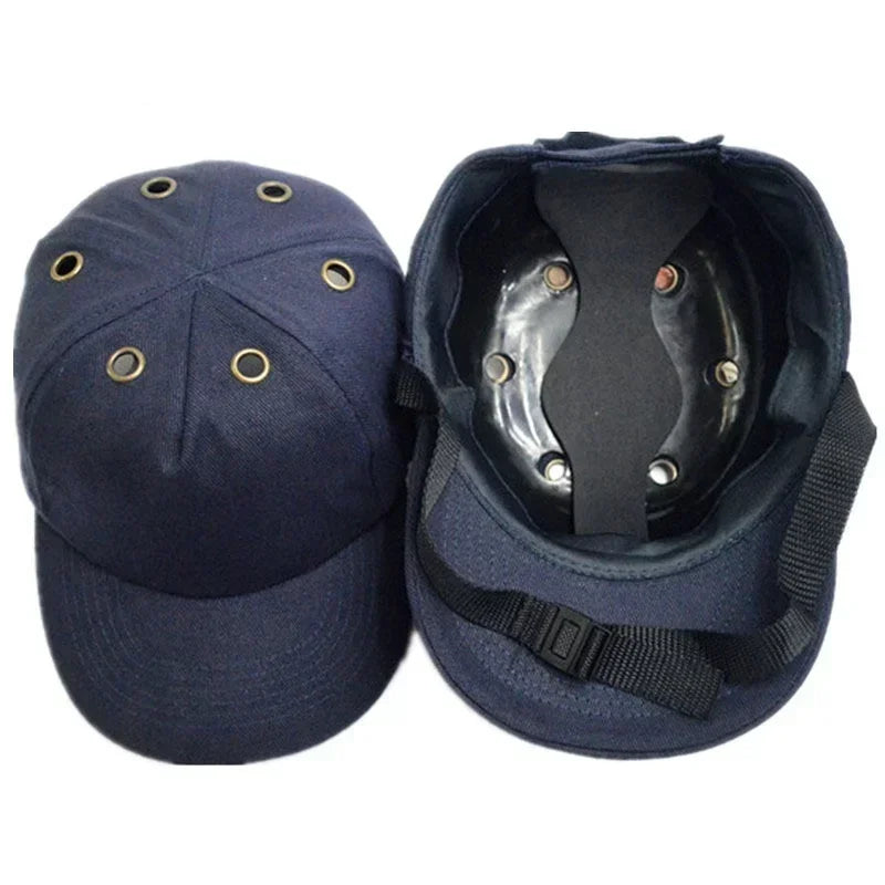 Head Protection Crash Helmet for Work Safety and Repair, Baseball Cap Style Qme