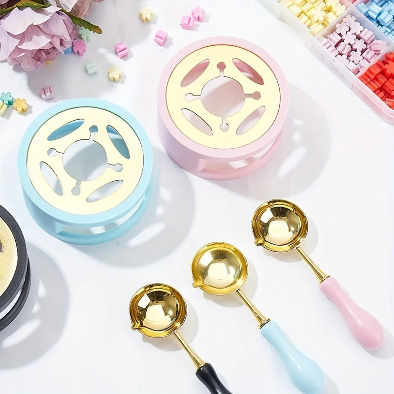 Wax Seal Stamp Sealing Warmer Melting Spoon Wedding Envelopes Qme