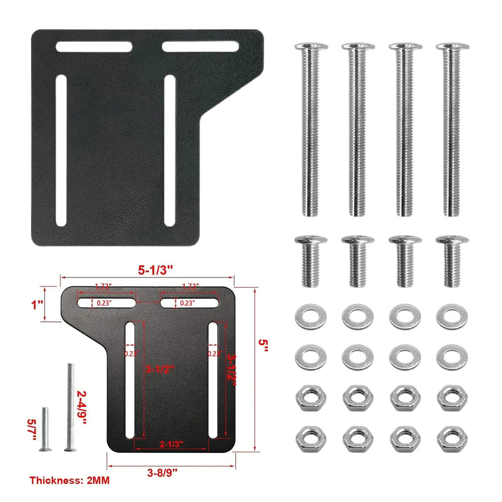 Universal Headboard Brackets 2 Heavy Duty Metal Adapter Hardware Bed Qme