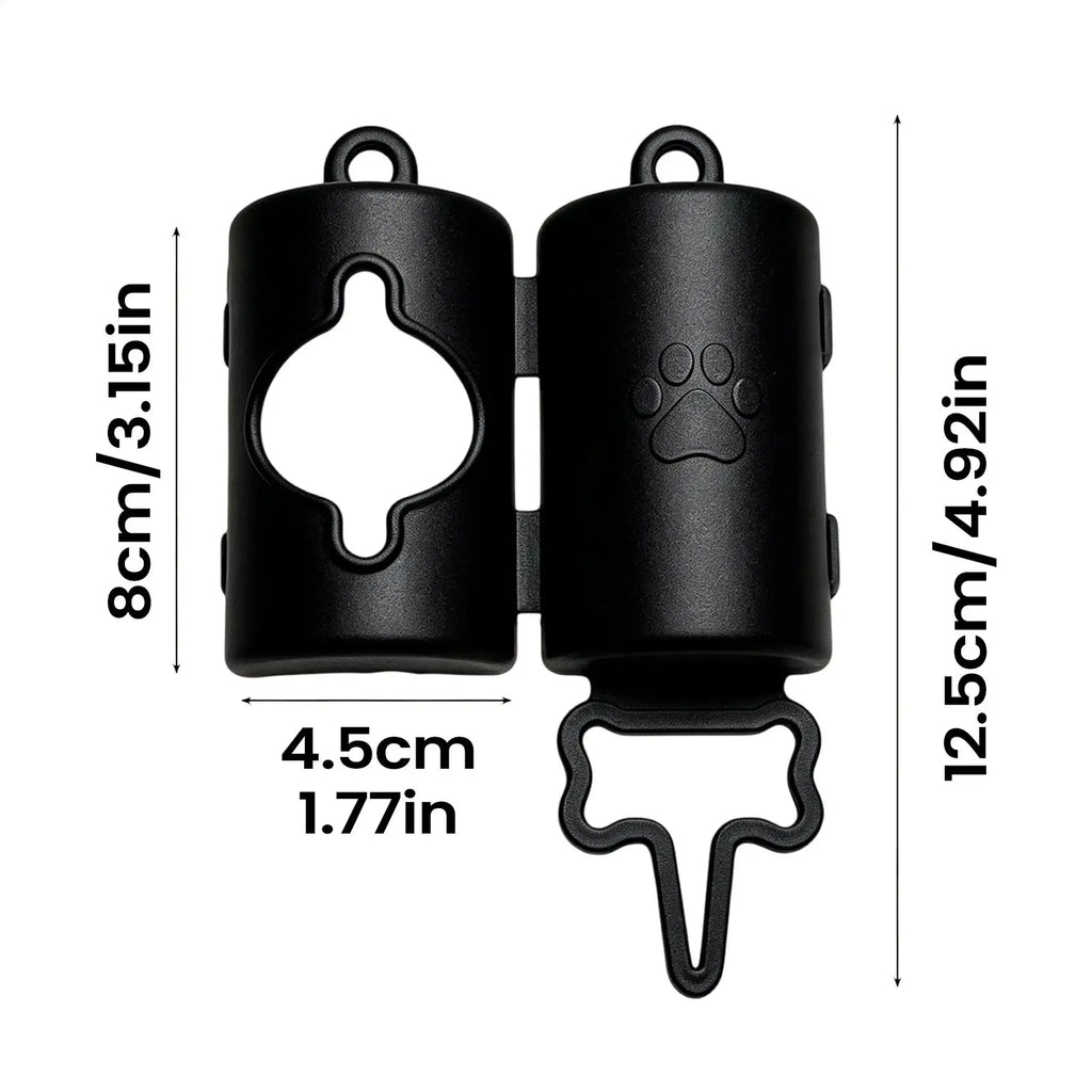 Dog Poop Bag Holder Portable Lightweight Lanyard Bags Rolls Car Qme
