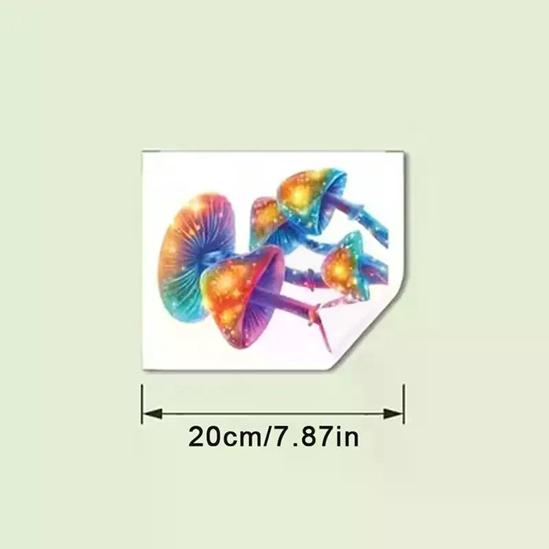Glow-in-the-Dark Coral Reef Toilet Sticker Luminous Wall Sticker Home Decoration Self-Adhesive Removable Waterproof Car Sticker Qme