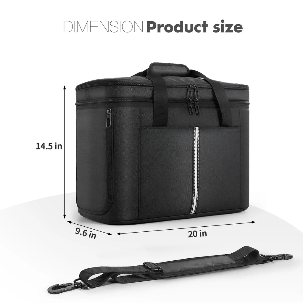 Portable Power Station Storage Bag for Ecoflow Delta 3 Max Plus/ Max Power Station Storage Bag for Road Trip & Emergency Qme