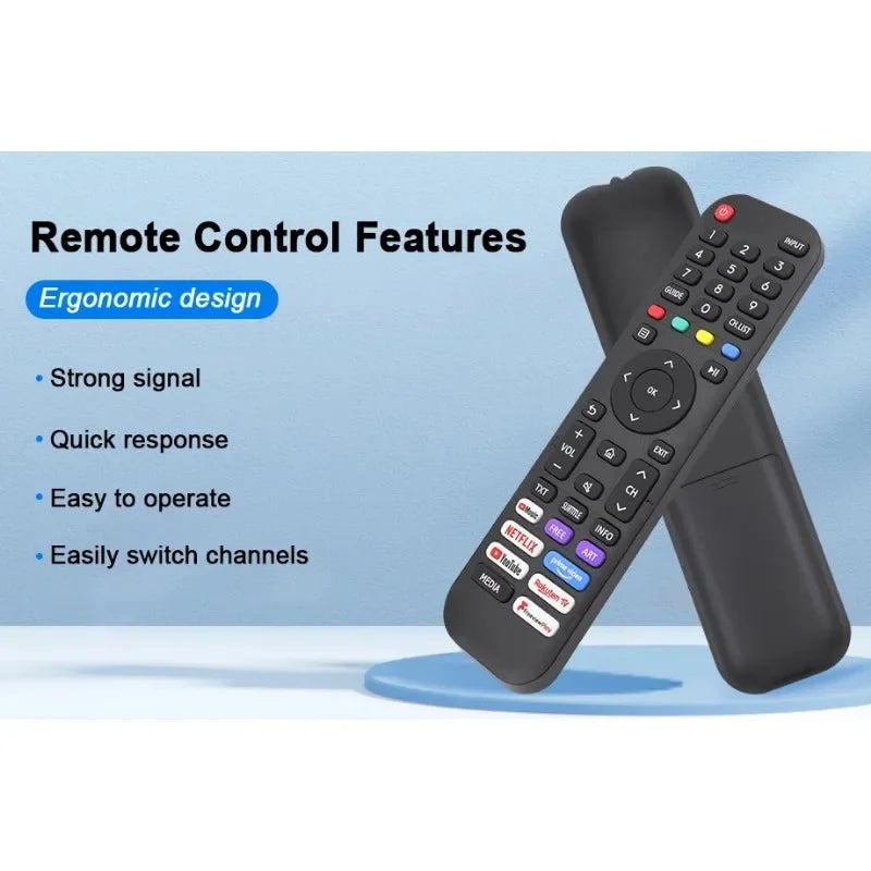 Universal Remote for All Hisense TV Remote Replacement Smart TV Remote for Hisense 4K UHD Android Smart TV with Netflix Prime Qme