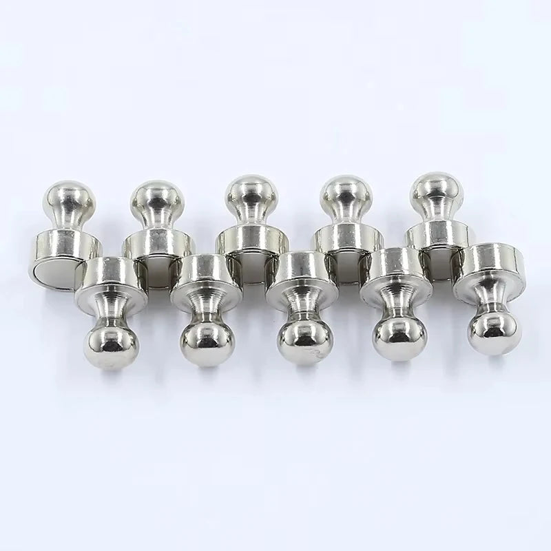 10PCS magnetic nails office painting and calligraphy refrigerator strong magnetic nails teaching whiteboard magnetic nails 12x16 Qme 10pcs