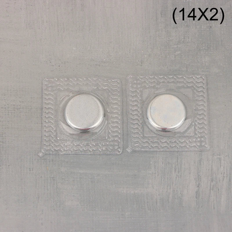 5Pairs PVC Invisible Metal Strong Magnetic Snaps Button Invisible Sew Magnetic Magnet Fastener For Handbag Clothing Qme 14x2