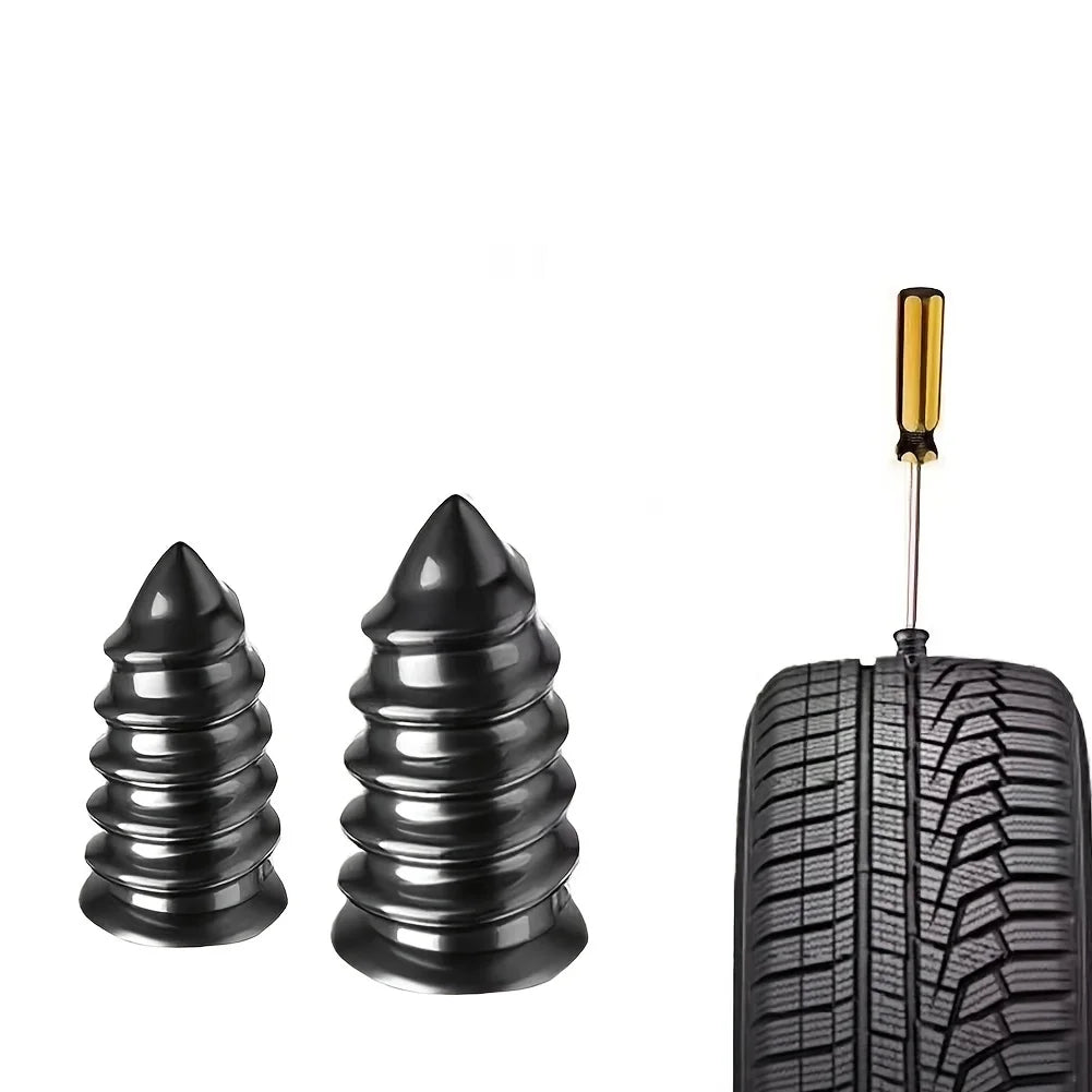 40Pcs 20 large + 20 small quick tire repair set, spiral tire repair nails, suitable for cars, motorcycles, bicycles Qme
