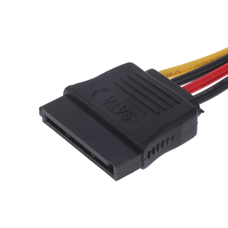 4Pin SATA Power Cable Hikvision DAHUA Mini VCR IP Camera CCTV Hard Qme