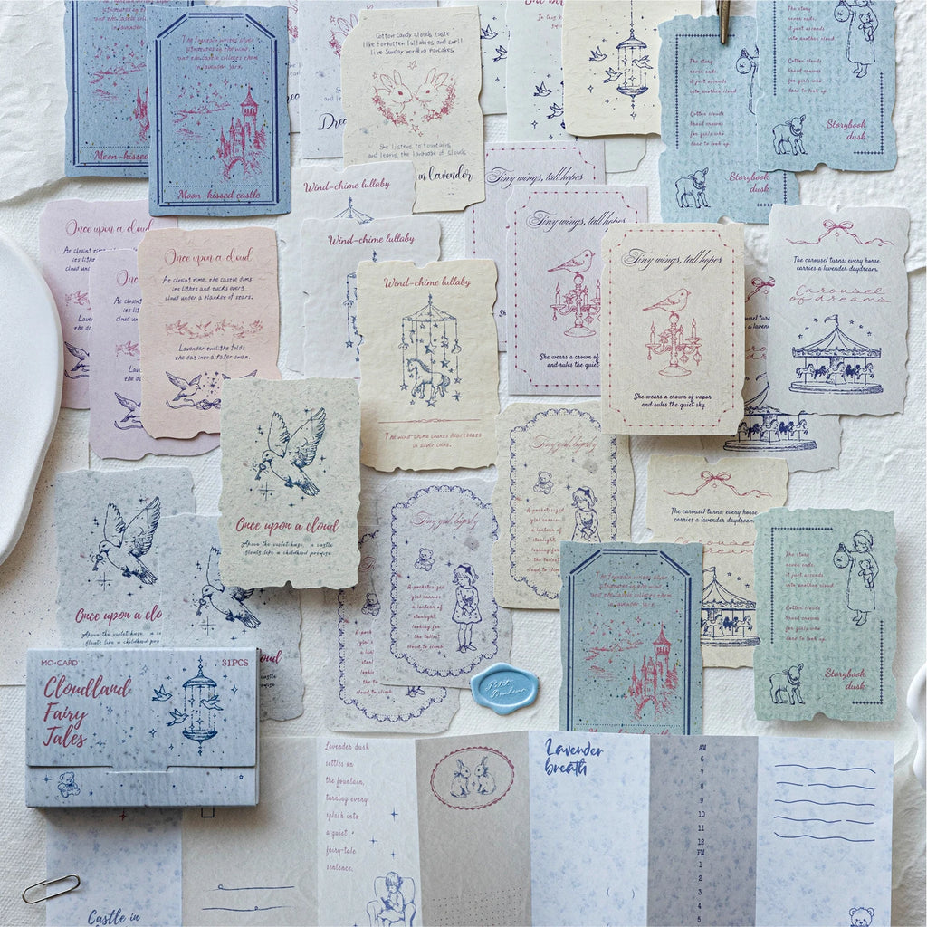 30 Pcs of retro background material decoration stickers DIY scrapbook writing paper diary stationery magazine diary decoration Qme