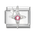 Bright Zircon Multielement Stars Shell ButterflyItalian Charm Links Fit 9mm Stainless Steel Bracelet Women Jewelry DIY Making Qme Style 1