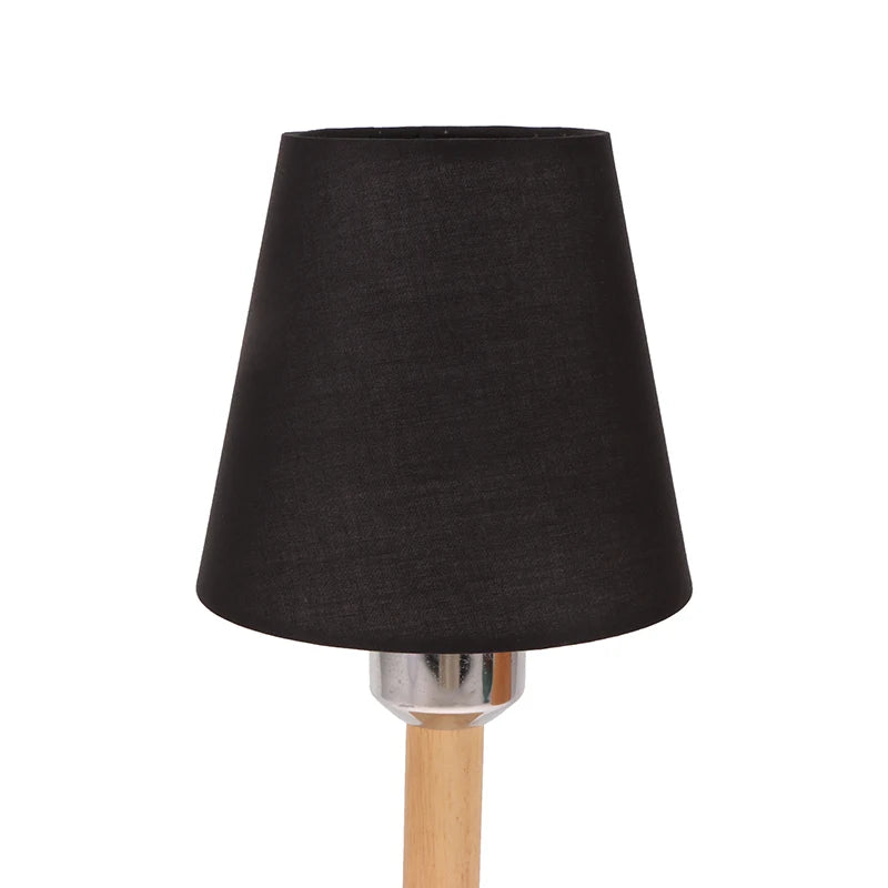 Decor Fabric Lampshade Ceiling Light Cover Lamp Shade Modern Home Bedside Desk Lighting Cover For Tearoom Bedroom Room Qme Black