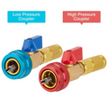 A02F-R134A Valve Core Quick Remover Installer High / Low Pressure Valve Core Remover Tool For Refrigerant Air Conditioner Qme Photo Color