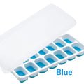14 Grid Cube Tray Silicone Mold Square Maker Non-toxic Durable Bar Qme Blue