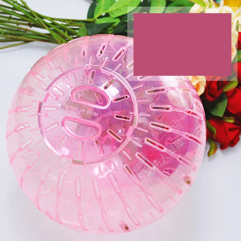 ^Pet Hamster Ball Toys Exercise Running Balls for Chinchilla Rat Mouse Products Qme Random Color