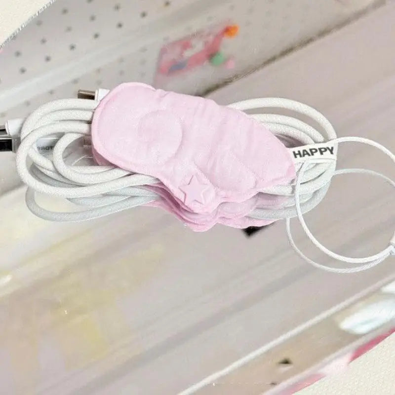 Earphone Decoration Accessories Handmade Fabric Cute Angel Wings Qme A1